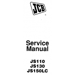 JCB instrukcje napraw + schematy + DTR: JCB Koparka JS110 JS130 JS150LC instrukcja naprawy